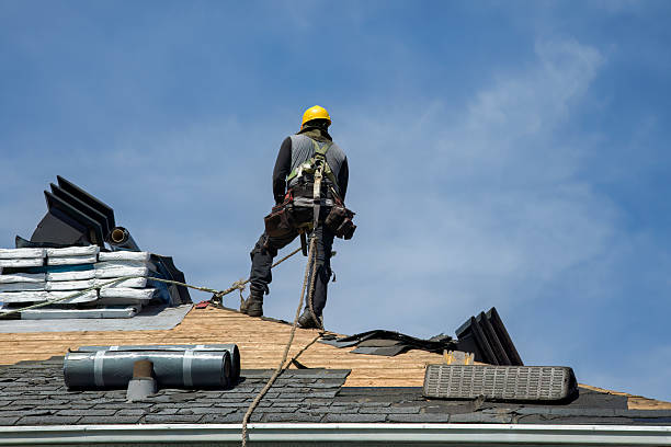 Professional Roofing technician working in Mathews, LA